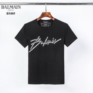 2色可選 ストリート界隈でも人気 半袖Tシャツ 安心安全人気通販 バルマン BALMAIN ストリート系に大人気