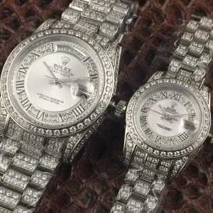 海外セレブ定番愛用 2020春夏 ロレックス ROLEX ダイヤベゼル 恋人腕時計