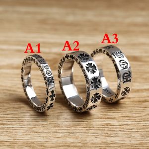 CHROME HEARTS リング指輪 爽やかすぎない大人の印象に クロムハーツ 軽やかな素材感3色可選