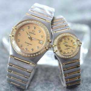お買得 2020 OMEGA オメガ ミネラルガラス ダイヤベゼル 恋人腕時計