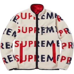 Jacket シュプリーム SUPREME ブルゾン 3色可選 Supreme 18FW Reversible Logo Fleece 今年人気定番
