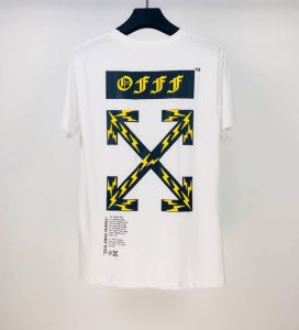 OffWhite エレガントな雰囲気 オフホワイト2色可選 半袖Tシャツ おしゃれな人が持っている