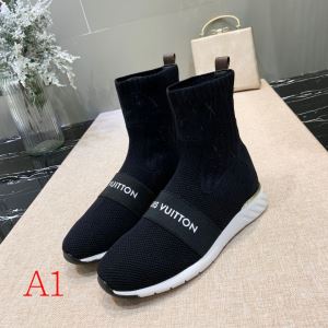 多色可選 2020トレンドファッション新品 ルイ ヴィトン LOUIS VUITTON 今季トレンドをうまく取り レザーブーツ お洒落で秋冬注目トレンド