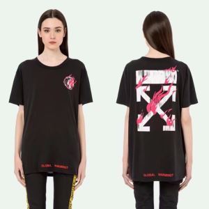 お得100新品 2020春夏新作OffWhite オフホワイトTシャツ半袖2色可選