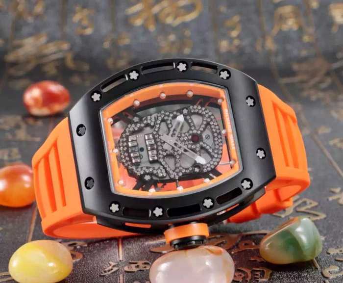 首胸ロゴ 2020 RICHARD MILLE リシャールミル 透かし彫りムーブメント 男性用腕時計