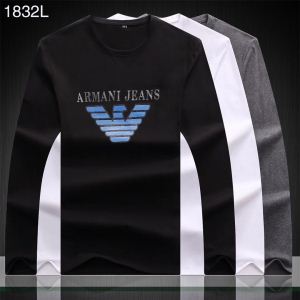 ARMANI欧米韓流 4色可選 長袖Tシャツファッショニスタ愛用 アルマーニ 海外先行発売