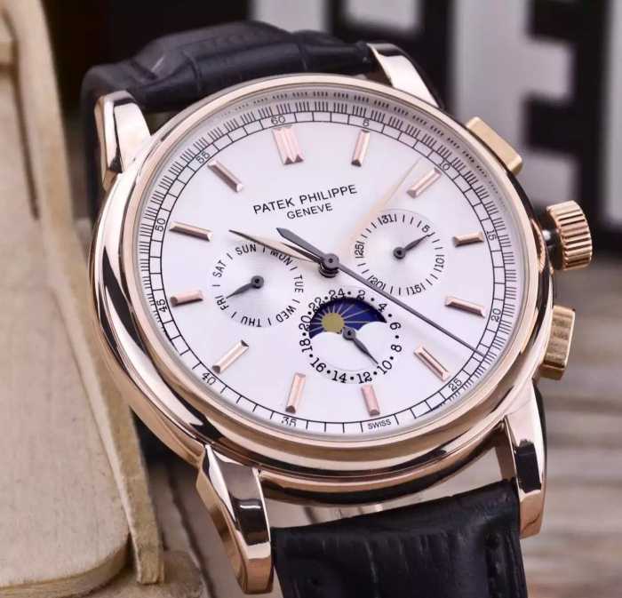 雑誌掲載アイテム 2020 Patek Philippe パテックフィリップ 6針クロノグラフ 男性用腕時計 6色可選