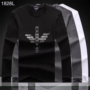 秋冬大活躍 アルマーニ ARMANI長く使える 3色可選 長袖Tシャツ2020年秋冬入荷
