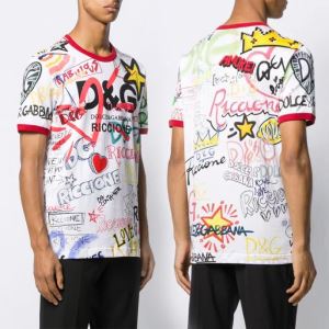 半袖Tシャツ 2色可選 累積売上総額第１位 ドルチェガッバーナ DolceGabbana 20SS☆送料込