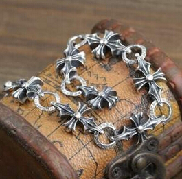 デザイン性　2020 CHROME HEARTS クロムハーツ シルバー925 ブレスレット 男性用