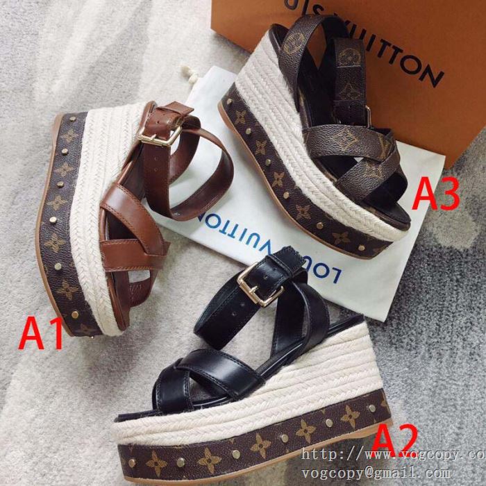 2020年最新ファッション ルイ ヴィトン LOUIS VUITTON サンダル 3色可選 絶妙にオシャレ人気アイテム