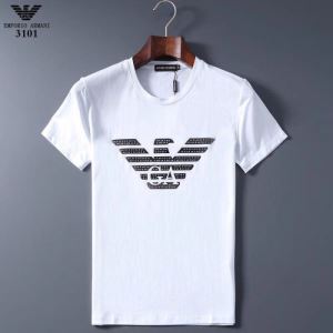 多色可選 価格も嬉しいアイテム 半袖Tシャツ 手頃価格でカブり知らず アルマーニ ARMANI