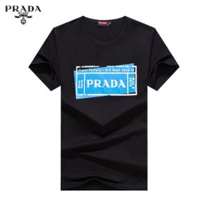 有名ブランドです 半袖Tシャツ 3色可選 人気ランキング最高 プラダ PRADA 着こなしを楽しむ