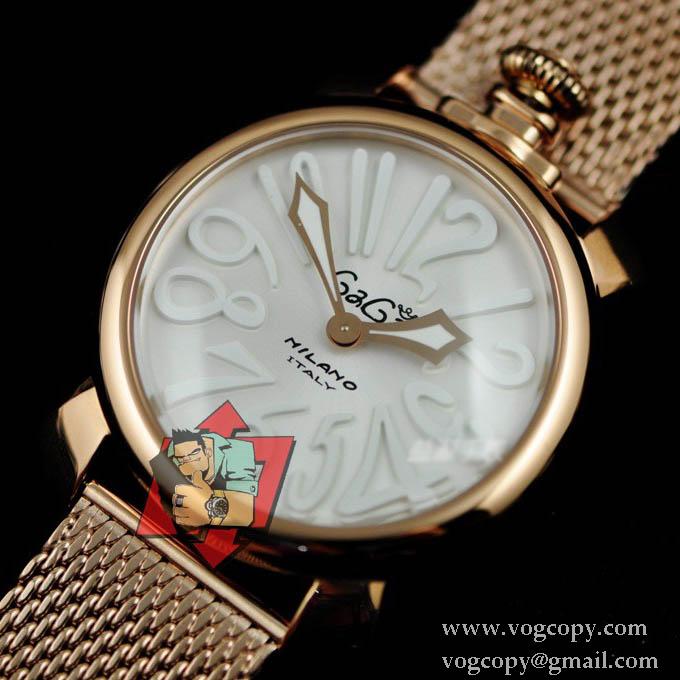 大人気　美品 GaGa Milano ガガミラノ 腕時計