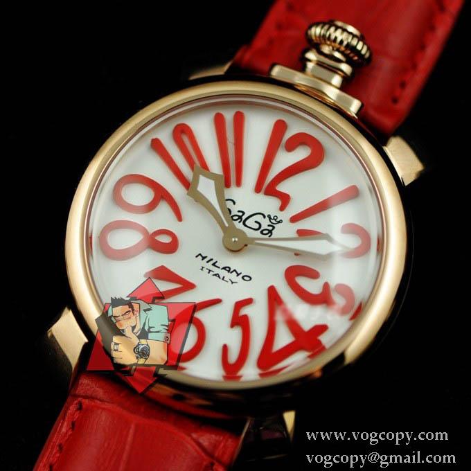 大人気　美品 GaGa Milano ガガミラノ 腕時計