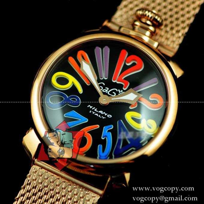 大人気　美品 GaGa Milano ガガミラノ 腕時計