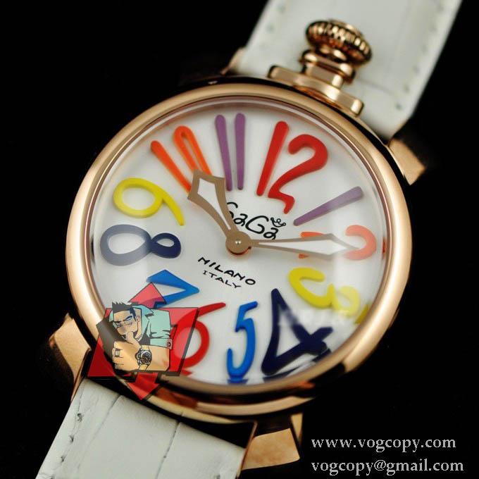 大人気　美品 GaGa Milano ガガミラノ 腕時計