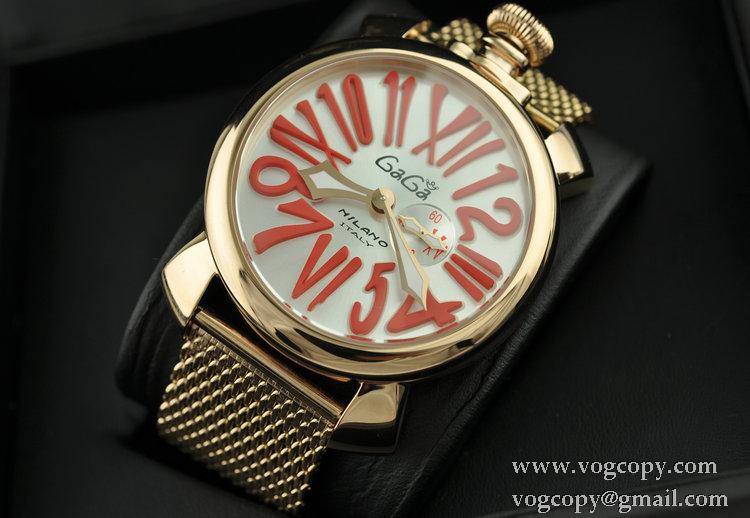 ガガミラノ腕時計 GaGaMILANO 日本製クオーツ ムーブメント サファイヤクリスタル風防 ステンレス クォーツ