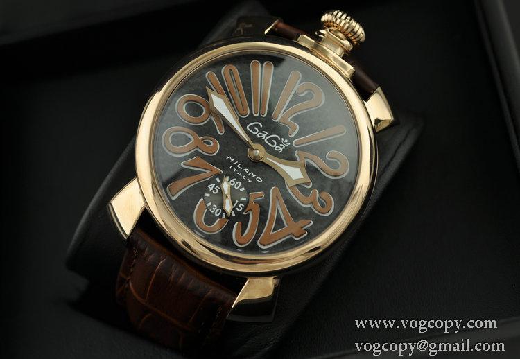 ガガミラノ腕時計 日本製クオーツ GaGaMILANO クォーツ インデックス ケース