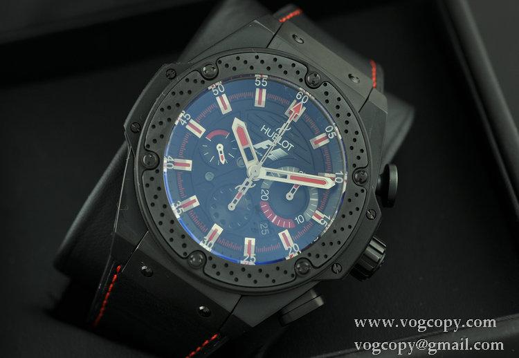 スイスムーブメンノ7750 Hublot ウブロ メンズ腕時計 F1 自動巻き 6針 日付表示 46MM ラバー BLACK
