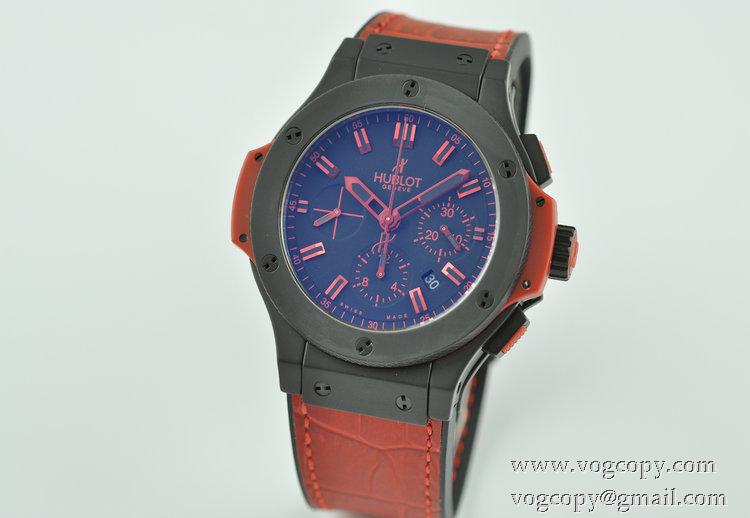 スイスムーブメンノ7750 Hublot ウブロ メンズ腕時計 自動巻き 6針 サファイヤクリスタル風防 ラバー セラミック BALCK
