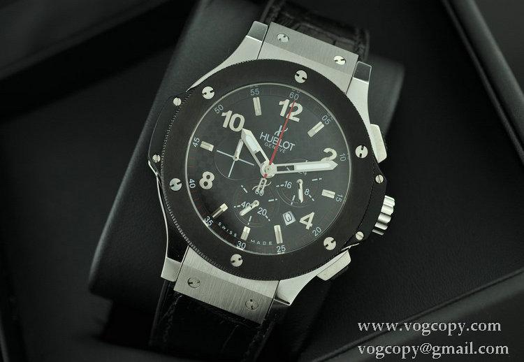 日本製クオーツVK Hublotウブロ メンズ腕時計 日付表示 ラバー 42MM