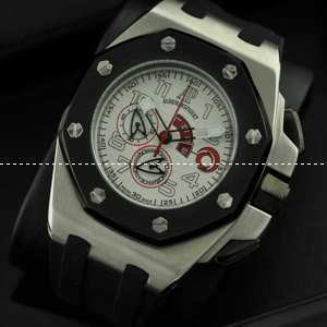 Audemars Piguetオーデマピゲ 腕時計 日本製クオーツ 5針クロノグラフ レザー 日付表示
