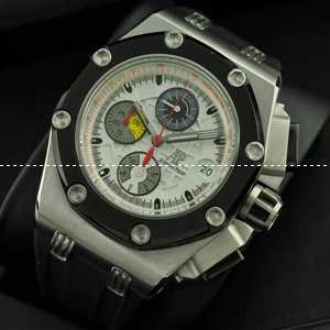 日本製クオーツ 6針クロノグラフ 日付表示 ラバー Audemars Piguetオーデマピゲ 腕時計
