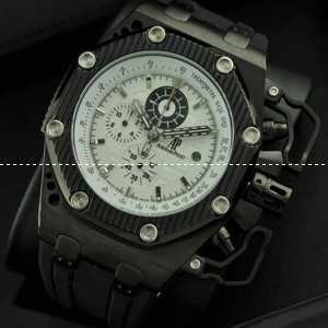 日本製クオーツ Audemars Piguetオーデマピゲ 腕時計 6針クロノグラフ 日付表示 ラバー