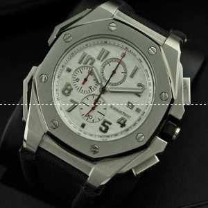 Audemars Piguetオーデマピゲ 腕時計 日本製クオーツ 6針クロノグラフ レザー 日付表示
