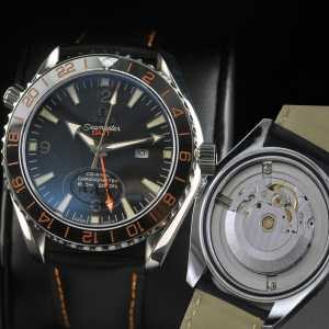 半自動卷 日本製クオーツ 2針 OMEGA オメガ メンズ腕時計