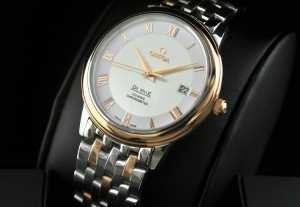 大人気 半自動卷 日本製クオーツ 2針 OMEGA オメガ メンズ腕時計