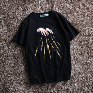 １着は持つべき OffWhite高級感が漂う オフホワイト半袖Tシャツ上品でファッション