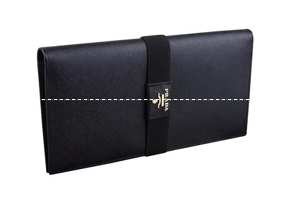 最安値プラダ【PRADA】ブラック長財布　カード入れ17ヶ所あり 並行輸入品 1M1302
