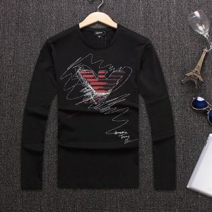 エレガンスな雰囲気に アルマーニ早い者勝ちARMANI 3色可選 長袖Tシャツスタイリッシュ