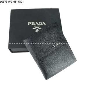 最高ランクPRADA プラダ二つ折り小銭入れ 長財布