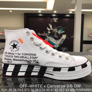 OffWhite 圧倒的人気新着オフホワイト スニーカー 厚底 2色可選2020人気の主流アイテム