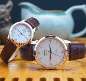 高級感溢れるデザイン 2020 OMEGA オメガ クオーツムーブメント サファイヤクリスタル風防 恋人腕時計 6色可選
