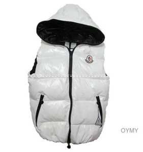 モンクレール ダウン MONCLER メンズダウンベスト ホワイト