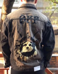 最近人気一番冬季限定販売 OffWhite2020秋冬の定番新品到来 オフホワイト デニムジャケット