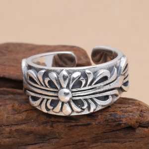 2020春夏 CHROME HEARTS クロムハーツ 個性派 シルバー925 アクセサリー 指輪