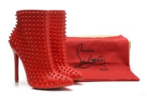Christian Louboutinクリスチャンルブタン 2020 格安スタッズ レッドソール ブーツ ヒール高さ12CM