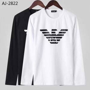 新作アイテムが今年流 2020トレンド秋冬おすすめ安い アルマーニ ARMANI 長袖Tシャツ 2色可選