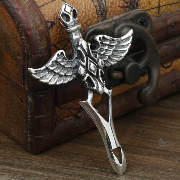 海外セレブ定番愛用 2020 クロムハーツ CHROME HEARTS シルバー925 ペンダントトップ 剣