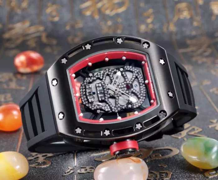 ポップ 2020 リシャールミル RICHARD MILLE 透かし彫りムーブメント 男性用腕時計