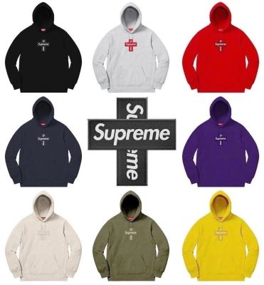 シュプリーム Supreme トレーナー/パーカー/ジャケット、上着 Cross Box Logo Hooded