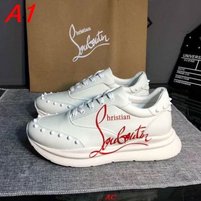 CHRISTIAN LOUBOUTIN クリスチャンルブタン スニーカー 首胸ロゴ ACAF