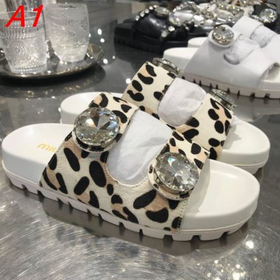 MIU MIU (ミュウミュウ) サンダル/ミュール オンライン限定商品 AT