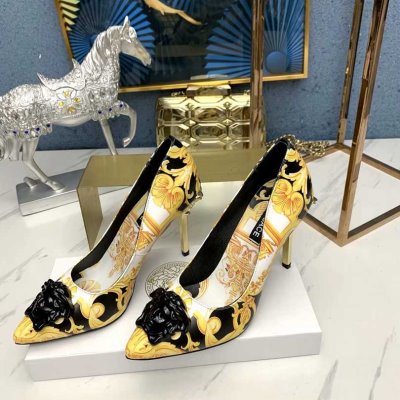 VERSACE ヴェルサーチ ローヒール/ヒール 最新商品即完売必至 AS