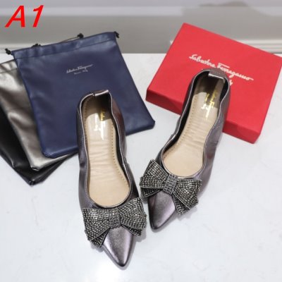 FERRAGAMO サルヴァトーレ フェラガモ ローヒール 少量入荷☆限定モデル AO